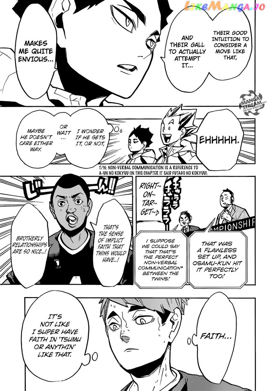 Haikyuu!!, Chapter 254 image 04